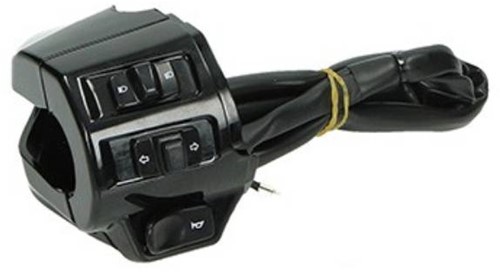 Stuurschakelaar Links Glans Zwart Vespa Primavera / Sprint Model Origineel