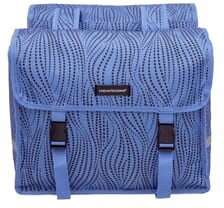 Fiets New Looks Dubbele Fietstas Fiori Alma Blue 30L