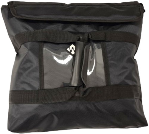 Warmhoud Tas Aplus Sushi / Pizza Geisoleerd Zwart Plat Model