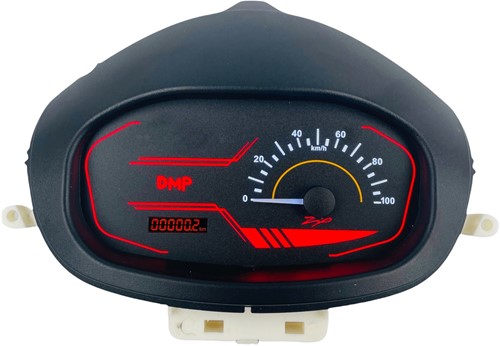 kilometerteller set Evo Piaggio ZIP 2000 E4 / E5 4T / Piaggio ZIP 2000 4T 2V Rood DMP