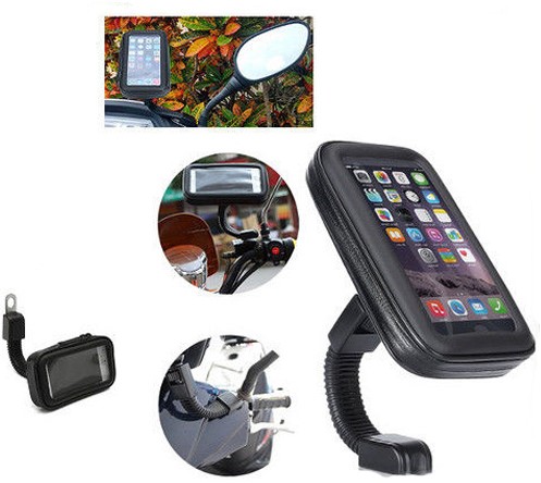 optellen Zaklampen Kan weerstaan Telefoon Smartphone Houder Scooter / Motorfiets Waterproof Universeel Bout  Bevestiging M8 / M10 Cityparts