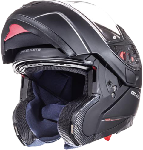 Systeemhelm MT Helmets Atom SV Zwart Mat - 57-58cm - Maat M