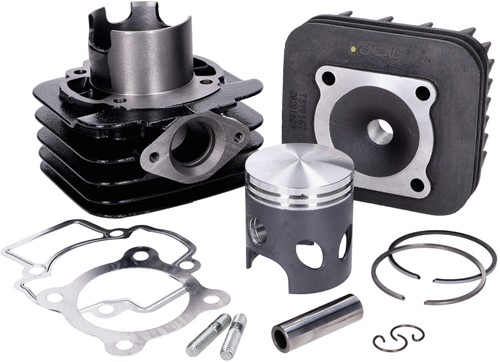 Cilinder 70cc Top-Performance Aprilia 2T / Derbi 2T / Piaggio 2T / Gilera 2T / Vespa 2T / Italjet 2T 48mm Luchtgekoeld 9931250-3