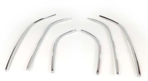 sierstrip treeplank chroom vespa LX 50/ vespa S / vespa LXV 6-delig