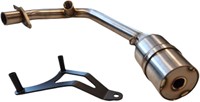 Uitlaat Bocht Alpha Piaggio Zip 50 E4 / Vespa Sprint 4t 3v E4 / Primavera 4t 3v E4 Met Lambdasonde Aansluiting