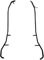 Valbeugel Sierbeugel (Glans Zwart) Set Voorschem < Treeplank Piaggio Zip 2000 DMP - 40