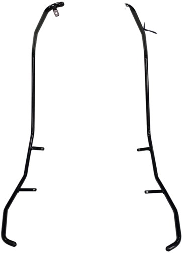 Valbeugel Sierbeugel (Glans Zwart) Set Voorschem < Treeplank Piaggio Zip 2000 DMP - 40