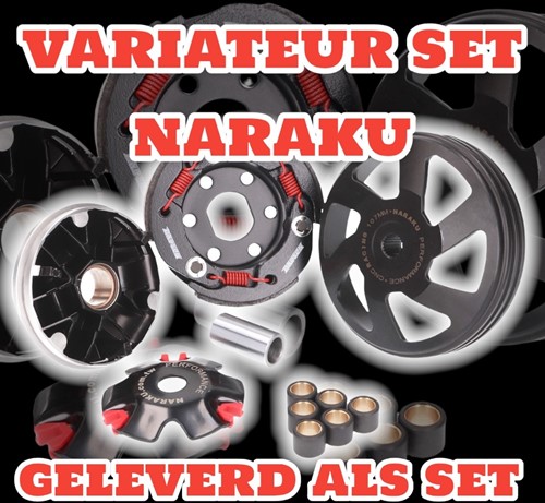 Variokit Naraku Gy6 V.2 Race Kit China 4t Scooter / Baotian 4t / Kymco Agility 50 / Kymco Super 8 / Kymco People S / Kymco Like / Btc / Agm / Iva (Inclusief Koppeling)-2