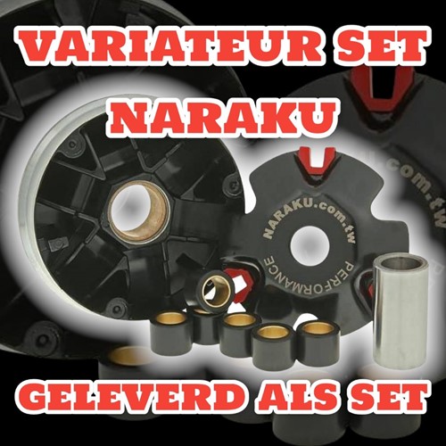 Variokit Naraku Sport Gy6 China 4t scooter / Baotian 4t / Kymco Agility 50 / Kymco Super 8 / Kymco people S / Kymco Like / Btc / Agm / Iva - Met 6 Gram rollen-2