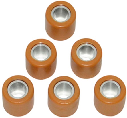 Variorollenset 45km/h Versie (5.2Gr) Origineel 19x15.5mm Vespa 4t 4v / Piaggio 4t 4v Originele Rollen cm1102035