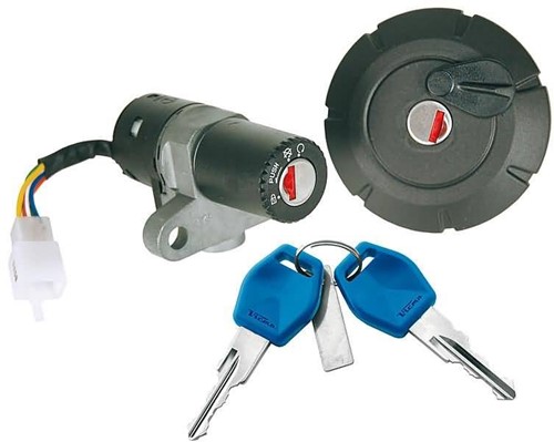 Contactslot Yamaha DT50R / DT50 SM / Malaguti XSM / Malaguti XTM + Inclusief tankdop 13DH20210000