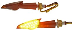 Knipperlicht Set Led Derbi Senda / Derbi Gpr 50 / Aprilia RS 50 / Aprilia SX 50 / Universeel Scooter / Bromfiets / Motorfiets (Spike)