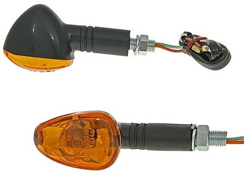 Knipperlicht Set Led M10 Doozy Lang Derbi Senda / Derbi Gpr 50 / Aprilia RS 50 / Aprilia SX 50 / Universeel Scooter / Bromfiets / Motorfiets