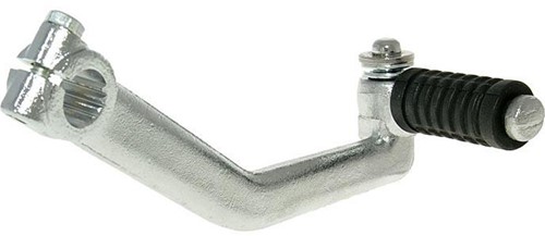 Kickstarterpedaal Zilver Piaggio Zip 2000 / Vespa LX 50 / Piaggio Fly / Piaggio Typhoon / Gilera Runner / Gilera DNA / Gilera Ice / Piaggio Nrg / Piaggio Liberty / Vespa Sfera / Piaggio Zip 1998