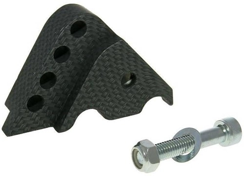 Schokbreker Verlenger Carbon Yamaha Aerox / Aprilia Rally / Beta Ark / Aprilia SR2000 / Yamaha Jog / Yamaha Neos / Malaguti F12 / F15 / Cpi Oliver / Cpi Aragon / Minarelli Horizontaal 