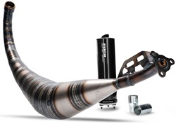Uitlaat VOCA Cross Rookie Beta RR 50 / Beta RR 50 Enduro / Beta RR SM 50 T/m 70cc Onderlangs Zwart (V.a Bouwjaar 2012)