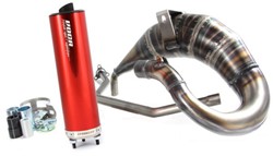 Uitlaat VOCA Cross Rookie Rieju Beta RRT 50 / Beta RK6 50 Beta RR SM 50 / 70cc CE Rood