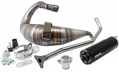 Uitlaat VOCA Cross Rookie Aprilia RX 50 / Aprilia Sx 50 / Derbi Senda 50 R / Derbi Senda DRD 50 X-treme / Derbi Senda R DRD Enduro / Senda SM Limited Euro4