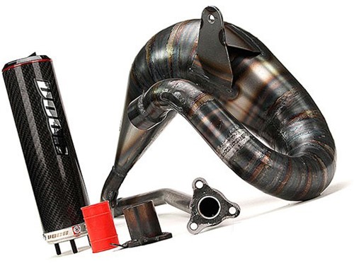 Uitlaat VOCA Cross Carbon Aprilia RX 50 / Aprilia Sx 50 / Derbi Senda 50 R / Derbi Senda DRD 50 X-treme / Derbi Senda R DRD Enduro / Senda SM Limited Euro4-2