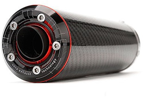 Uitlaat VOCA Cross Carbon Aprilia RX 50 / Aprilia Sx 50 / Derbi Senda 50 R / Derbi Senda DRD 50 X-treme / Derbi Senda R DRD Enduro / Senda SM Limited Euro4-3