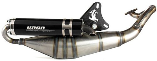 Uitlaat VOCA SABOTAGE V.2 Black Yamaha Aerox T/m 2012 / Yamaha Jog / Aprilia Rally / Beta Ark / Aprilia Sr 2000 / Yamaha Why / Yamaha Neos / Malaguti F12 / F15 / Minarelli Horizontaal
