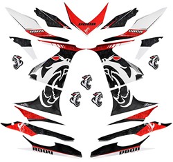 Sticker Set Voca Racing Yamaha Aerox T/m 2013 