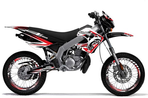Sticker Set Voca Racing Derbi Senda 50 R X-Race 03-07 / Derbi Senda 50 SM X-Race 04-06