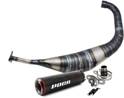 Uitlaat VOCA Racing Aprilia MX 50 / Aprilia RX 50 / Beta RR 50 / MBK-X Limit 50 / Motorhispania Furia 50 / Motorhispania RYZ 50 / Peugeot XPS 50 / Rieju MRT 50 / Rieju RMX 50 / Rieju RR 50 / Yamaha DT