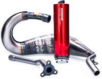 Uitlaat VOCA Cross Rookie Sherco SE 50 / Cherco SM 50 V.a 50 T/m 70cc Bovenlangs Rood-2