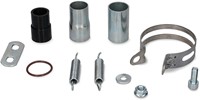 Uitlaat VOCA Cross Chroom Sherco SE 50 / Cherco SM 50 V.a 50 T/m 70cc Bovenlangs Zwart - 50