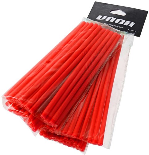 Spaak Covers Rood Voca Racing Voorwiel 215mm / Achterwiel 190mm 76 stuks