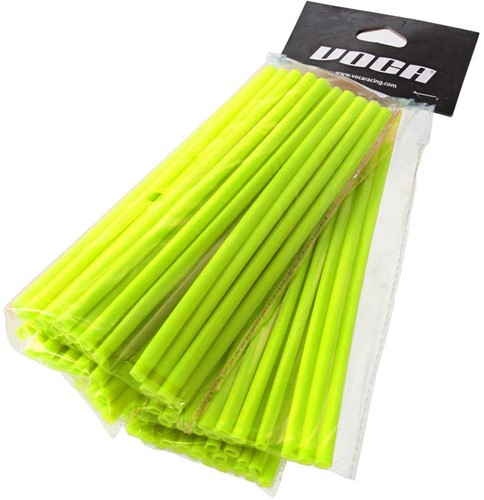 Spaak Covers Geel Neon Voca Racing Voorwiel 215mm / Achterwiel 190mm 76 stuks