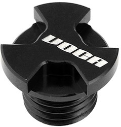 Oliedop CNC Voca Racing Zwart Aprilia RX 50 / Aprilia SX 50 / Derbi GPR 50 / Derbi Senda DRD 50 / Derbi Senda 50 X-Treme / Derbi Senda 50 SM DRD Racing / Gilera GSM 50 / Gilera SMT 50 / Gilera Zulu 50