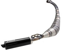 Uitlaat VOCO Rookie Black Aprilia RX 50 / Beta RR 50 / Genneric Trigger / MBK X-Limit 50 / Malaguti XSM / Malaguti XTM / Peugeot XP6  / Rieju MRT 50 / Rieju SMX 50 / Yamaha DT 50 R-3