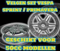 Velgen Set Vespa Sprint / Vespa Primavera Sport Edition Zilver-2