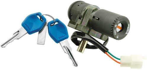 Contactslot Set Aprilia Habana / Aprilia Mojito 50cc / 125cc v.a 1999 t/m 2004 ( Stekker 2 draden)
