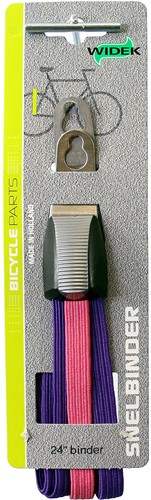 Fiets Snelbinder Widek triobinder 24 paars/roze