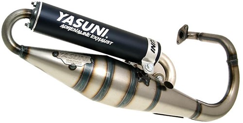 uitlaat yasuni Z black peugeot Speedfight 1 45km A.C / Speedfight 1 45km L.C / Speedfight 2 45km A.C / Speedfight 2 45km L.C / TKR / Elyseo / Elystar / Viva city tot 2008 / Looxer / metal X - tub1001b