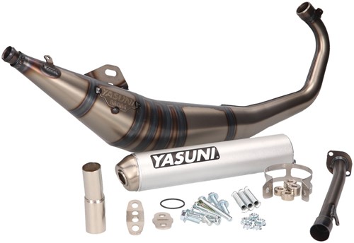 uitlaat yasuni R1 yamaha tzr 50 / aprillia RS50 / motorhispania rx 50 / rieju rx2 - aluminium tub903X