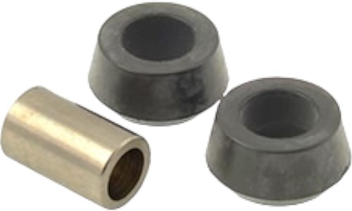 uitlaat yasuni rubberset - inclusief bus - bevestigingset achterzijde ophangrubber per set SBL601