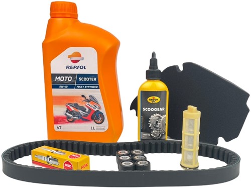 Onderhoudspakket klein Piaggio Zip 4T 3V IGET Euro4 / Euro 5 vanaf 2018