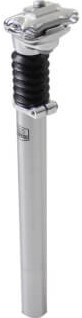 Fiets Post Moderne zadelpen verend ATB 27.2 x 350 laag zilver
